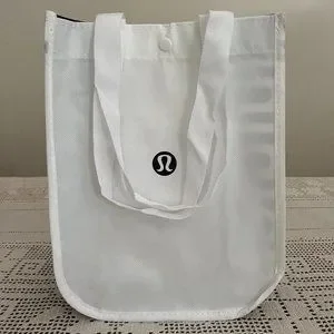lululemon athletica Bags Lululemon White Black Small Reusable